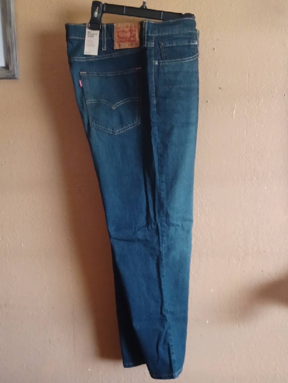 Levi's Men's Blue Athletic Taper Straight-Leg Jeans 40x 30
